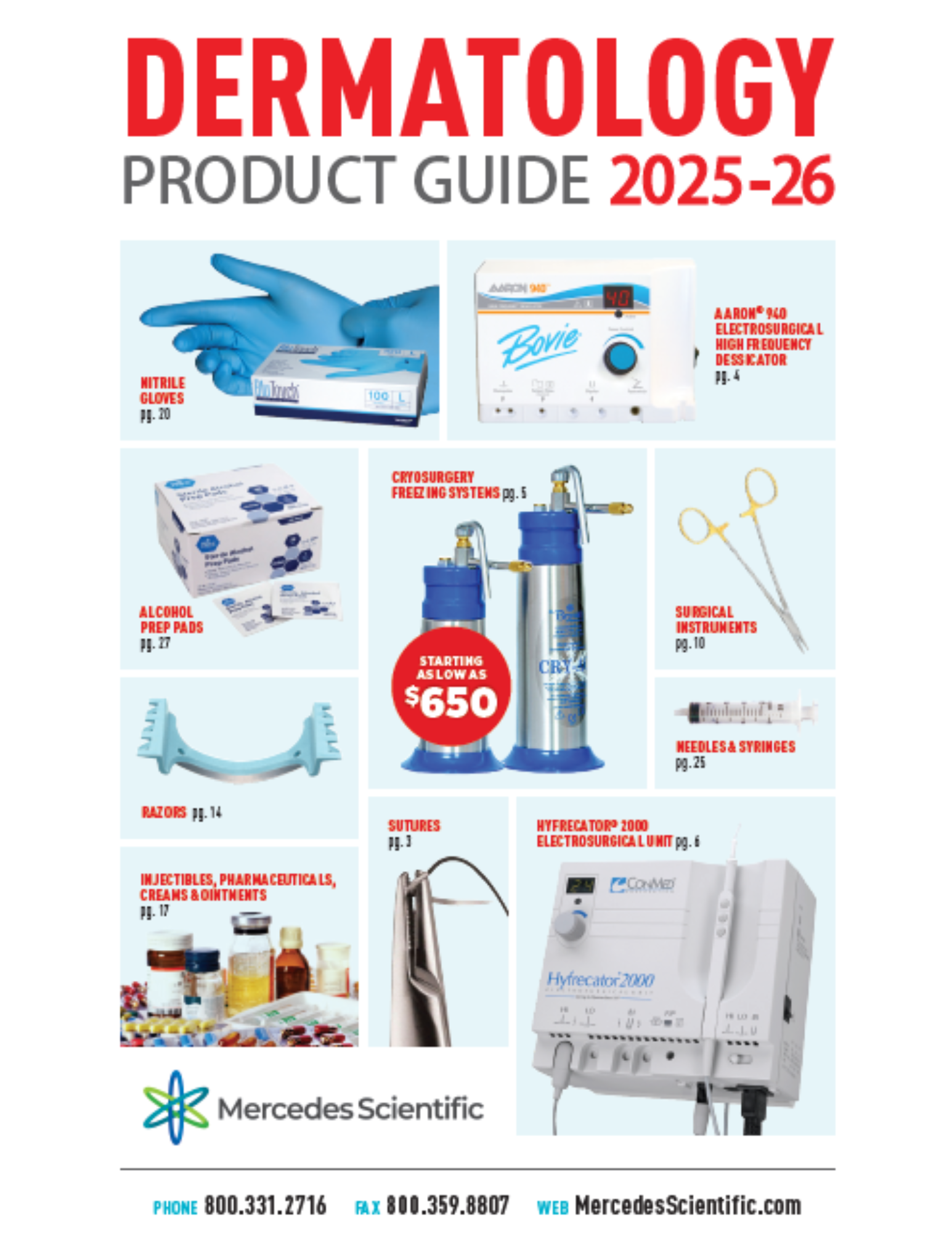 Dermatology Catalog Cover